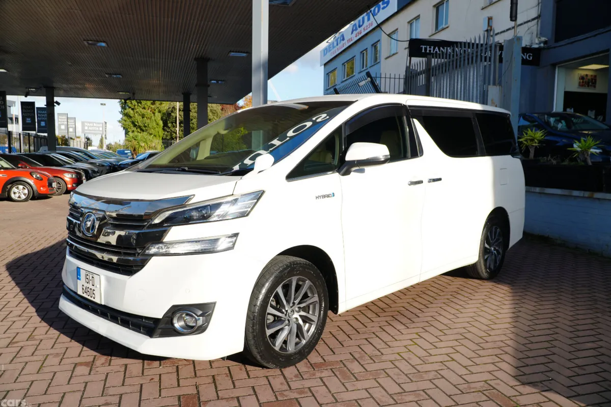 Toyota Alphard Van, Petrol Hybrid, 2015, White