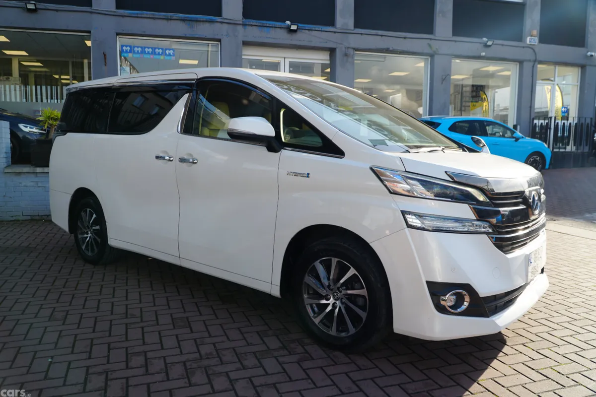 Toyota Alphard Van, Petrol Hybrid, 2015, White
