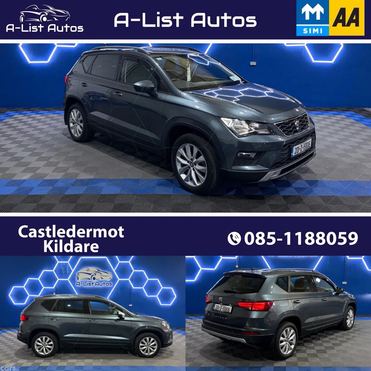 SEAT Ateca SUV, Diesel, 2020, Grey