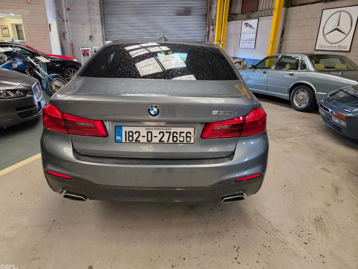 BMW 5-Series Saloon, Petrol Plug-in Hybrid, 2018, Blue