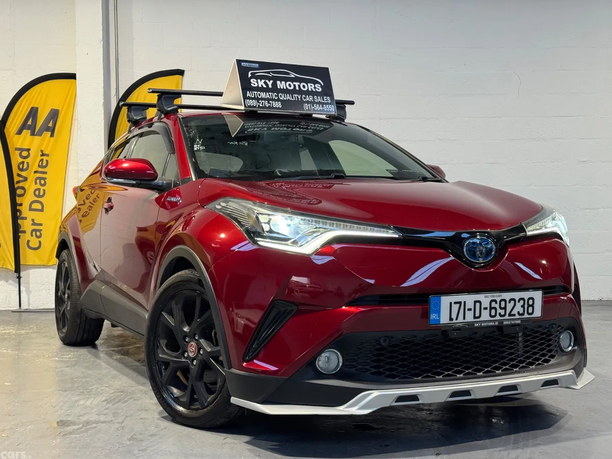 Toyota C-HR Hatchback, Petrol Hybrid, 2017, Red