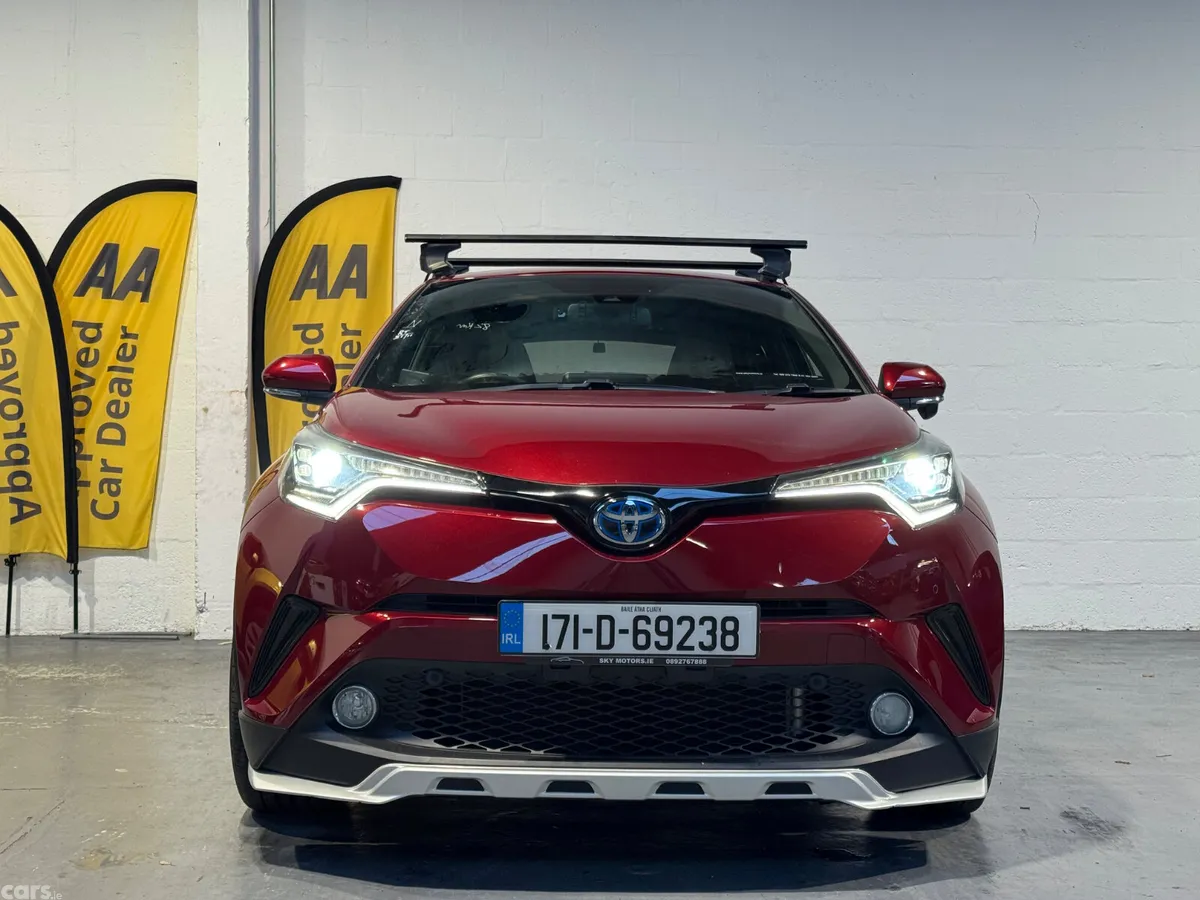 Toyota C-HR Hatchback, Petrol Hybrid, 2017, Red