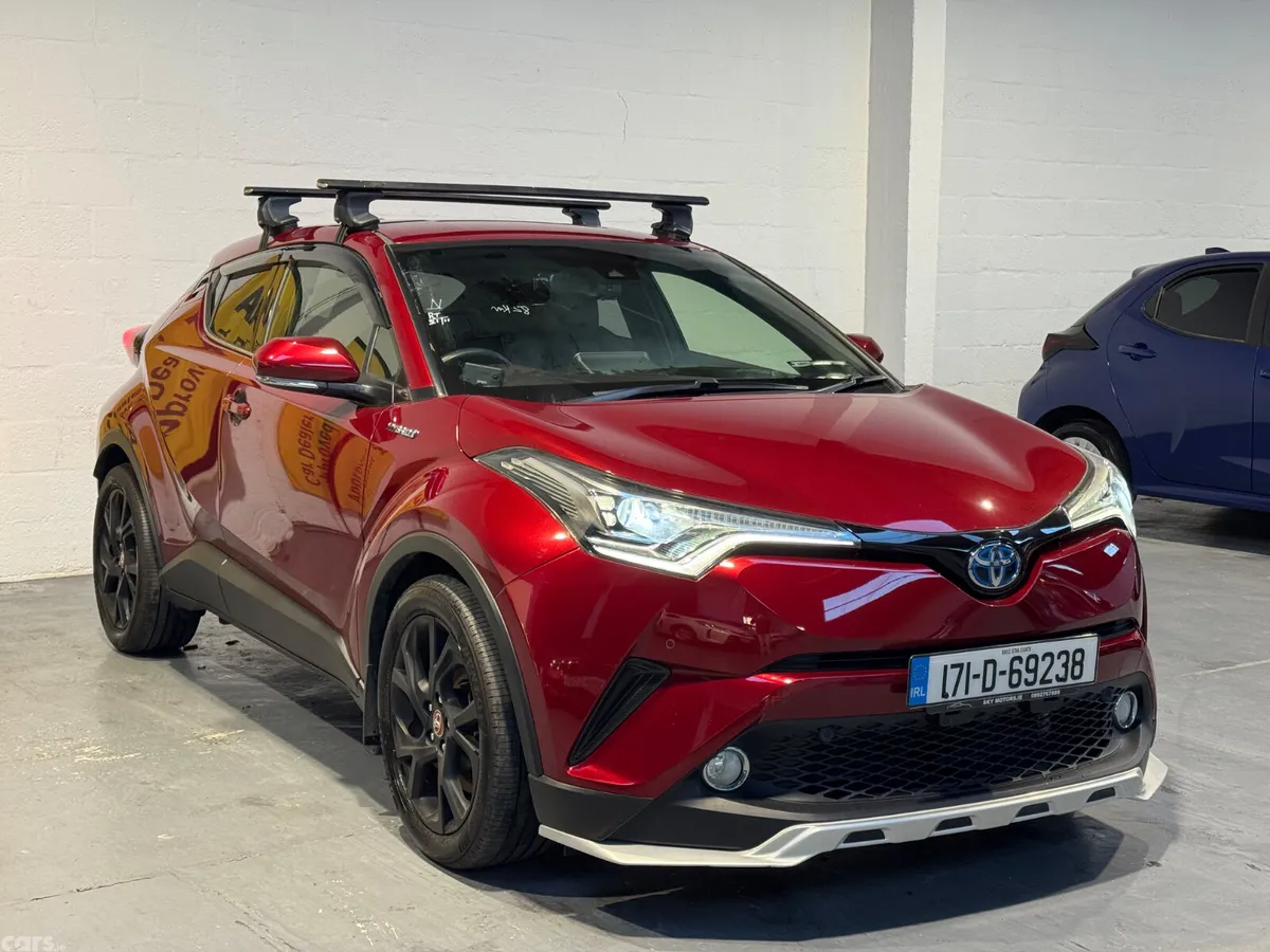 Toyota C-HR Hatchback, Petrol Hybrid, 2017, Red