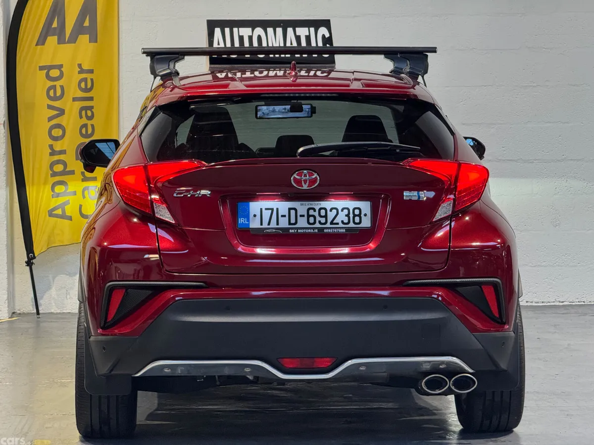 Toyota C-HR Hatchback, Petrol Hybrid, 2017, Red