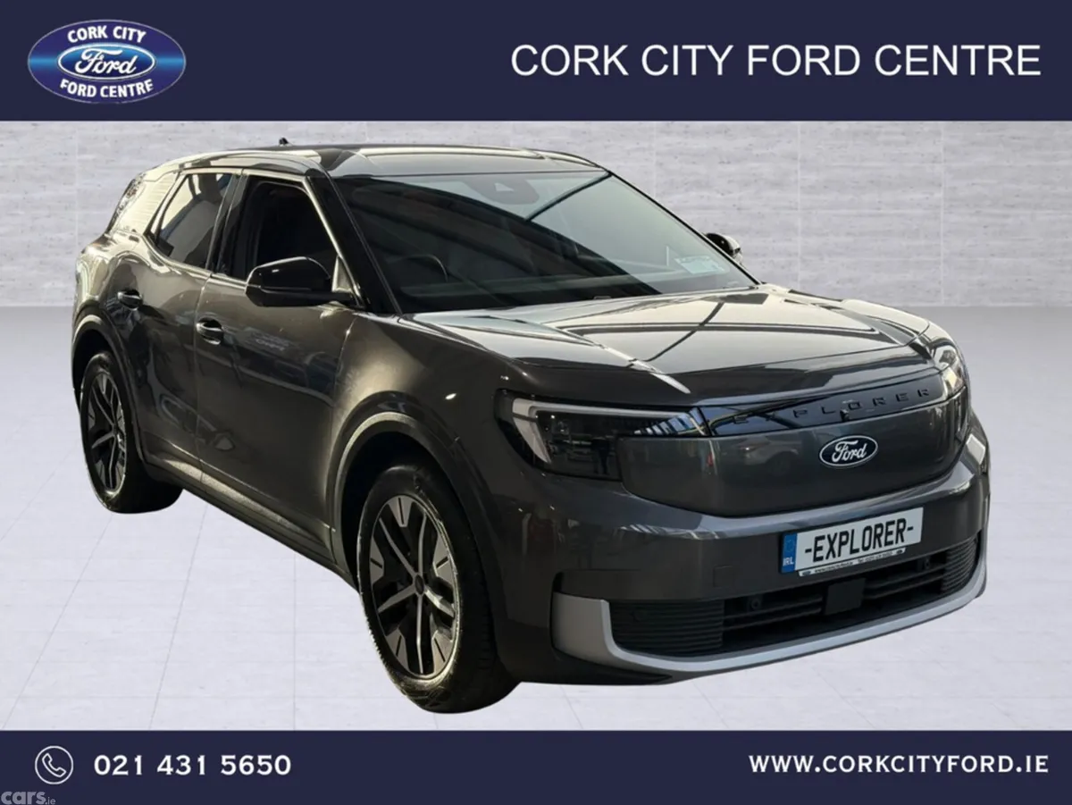 Ford Explorer SUV, Electric, 2027, Black