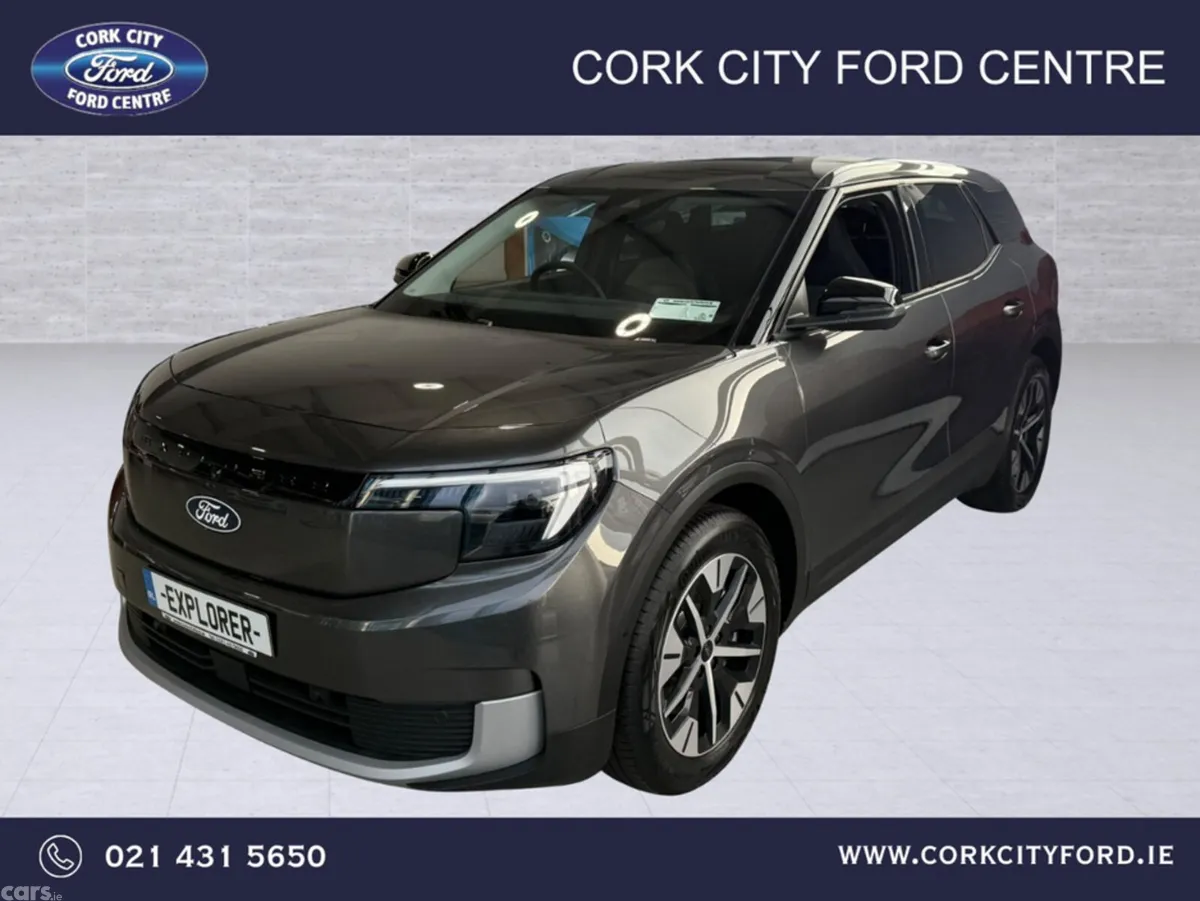 Ford Explorer SUV, Electric, 2027, Black