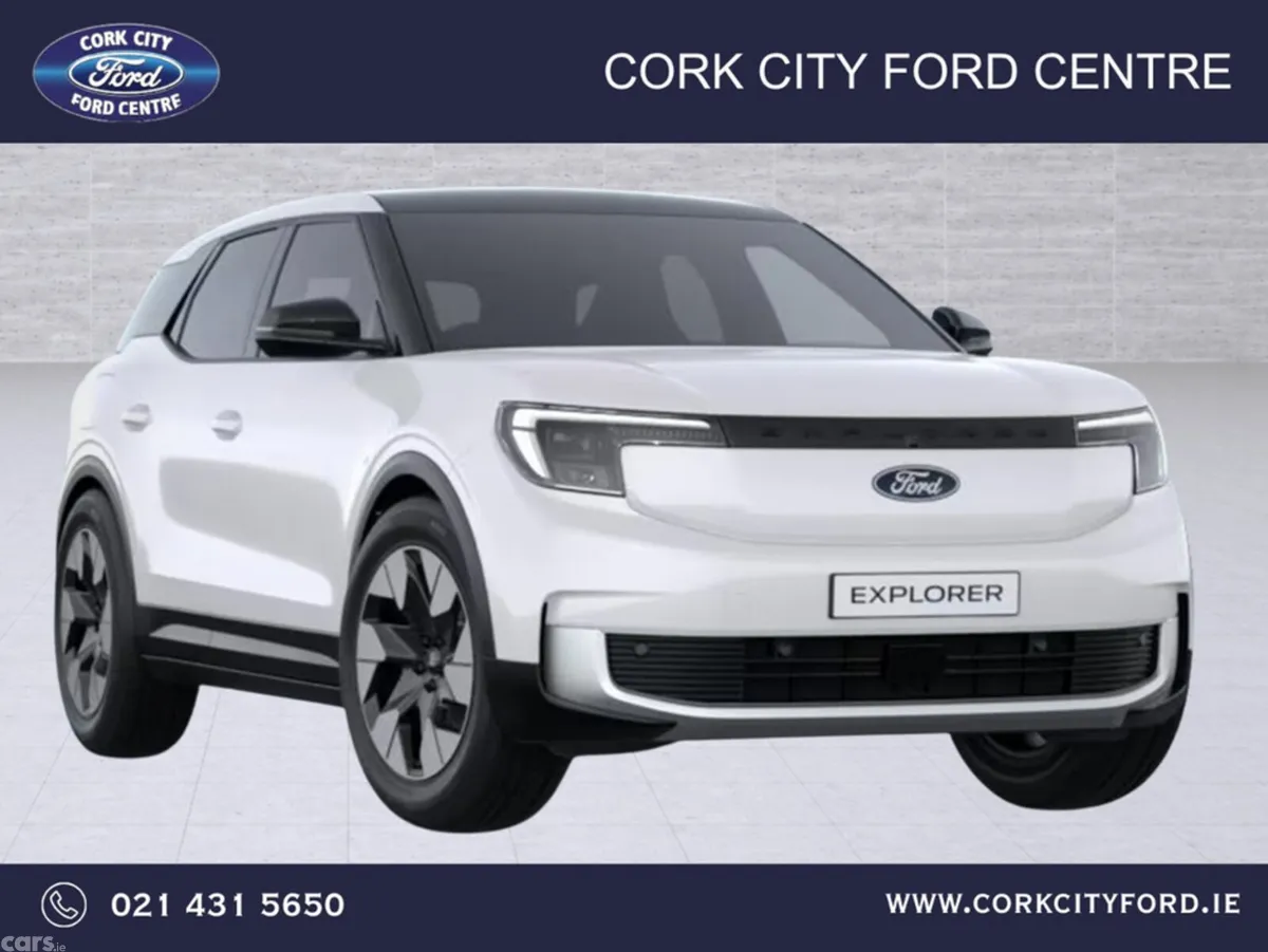 Ford Explorer SUV, Electric, 2027, Black