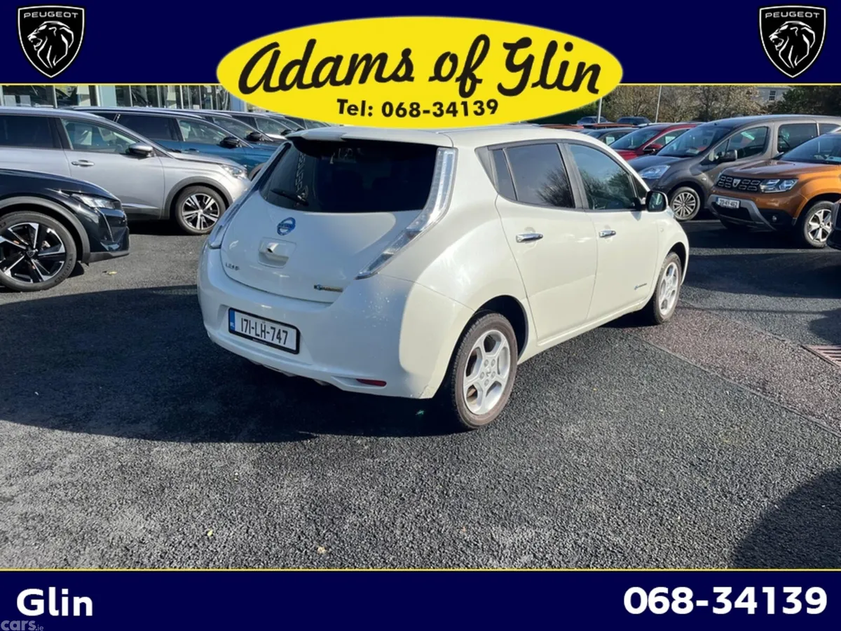 Nissan Leaf Hatchback, Electric, 2017, White
