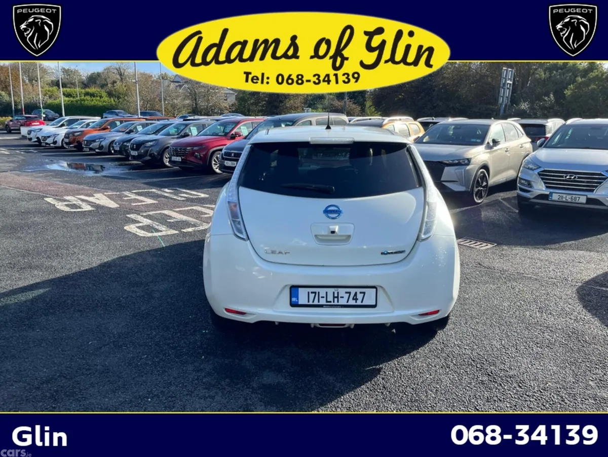 Nissan Leaf Hatchback, Electric, 2017, White