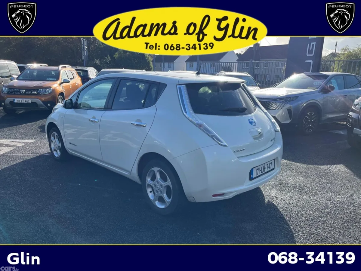 Nissan Leaf Hatchback, Electric, 2017, White