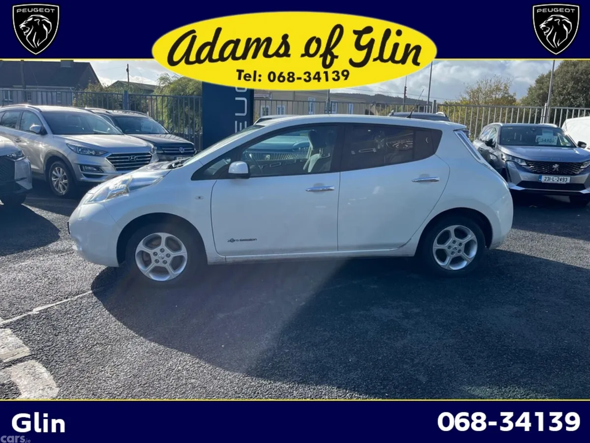 Nissan Leaf Hatchback, Electric, 2017, White