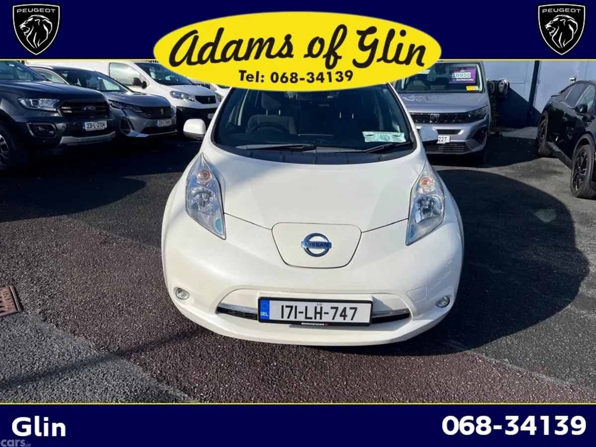 Nissan Leaf Hatchback, Electric, 2017, White