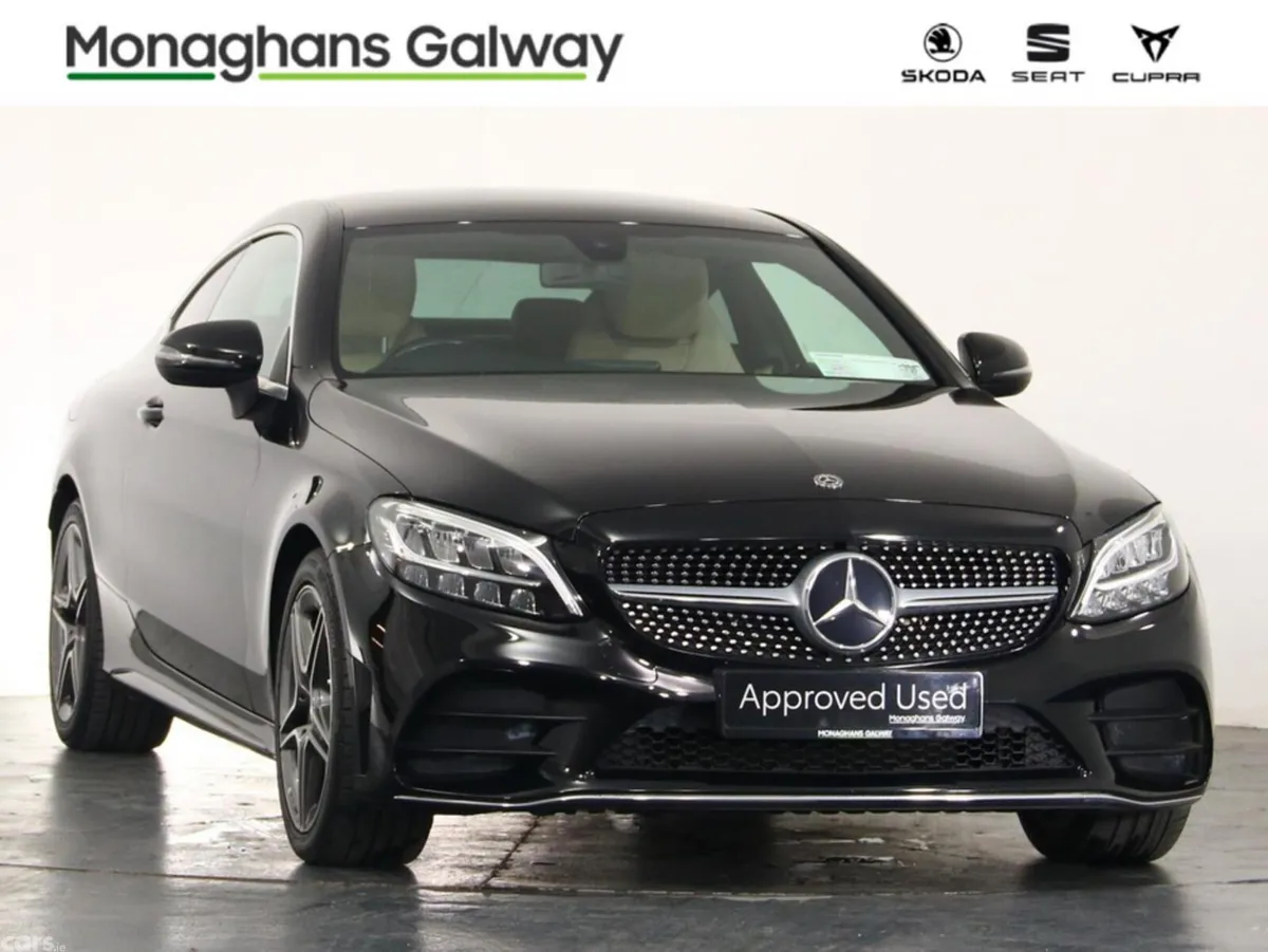 Mercedes-Benz C-Class Coupe, Diesel, 2019, Black