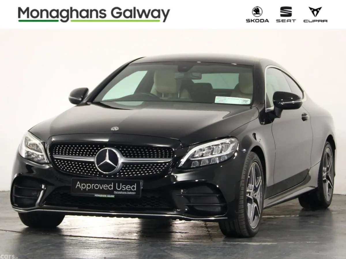 Mercedes-Benz C-Class Coupe, Diesel, 2019, Black