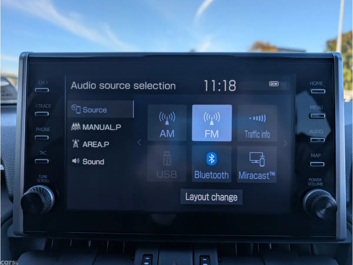 Toyota RAV4 SUV, Petrol Hybrid, 2022, Grey