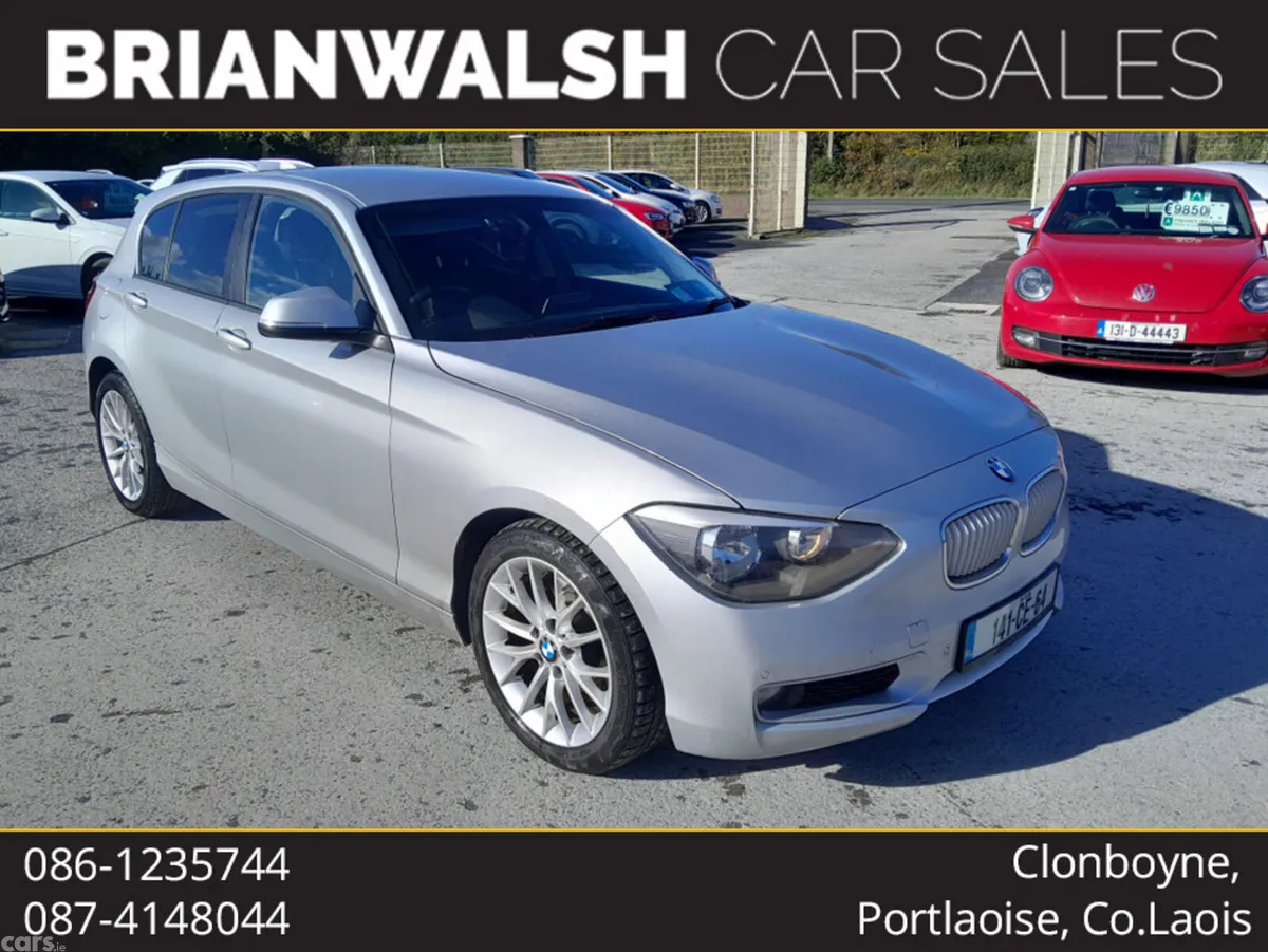 BMW 1-Series Hatchback, Diesel, 2014, Silver