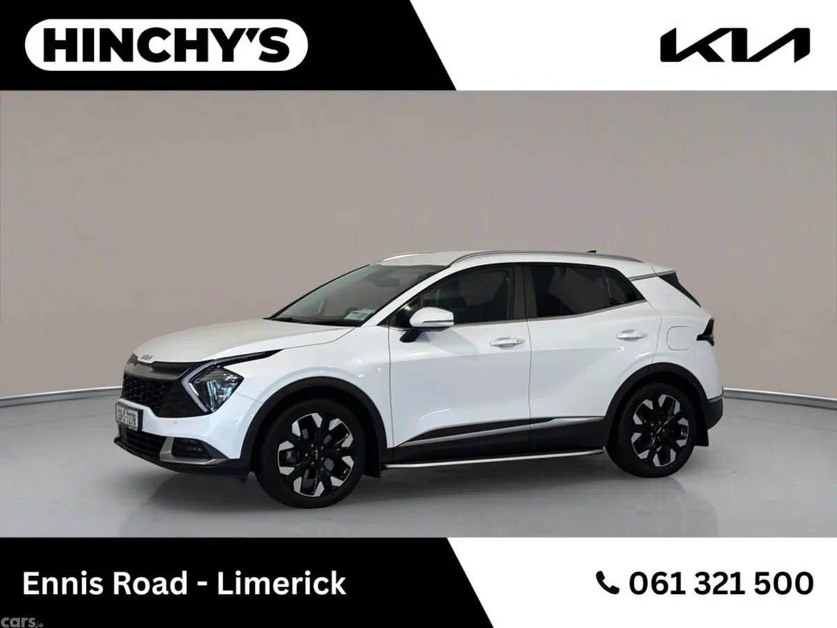 Kia Sportage SUV, Petrol Plug-in Hybrid, 2023, White