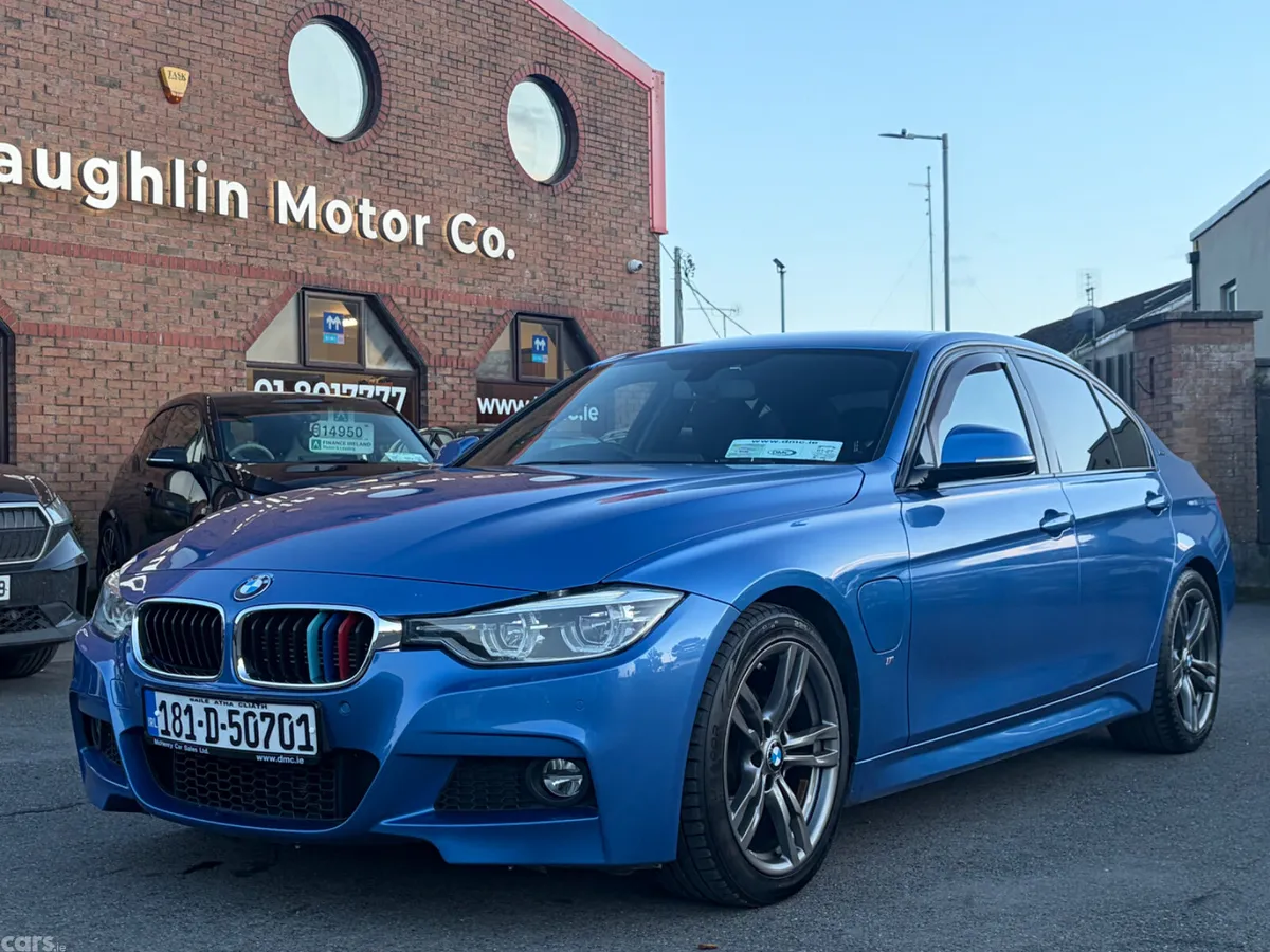 BMW 3-Series Saloon, Petrol Plug-in Hybrid, 2018, Blue