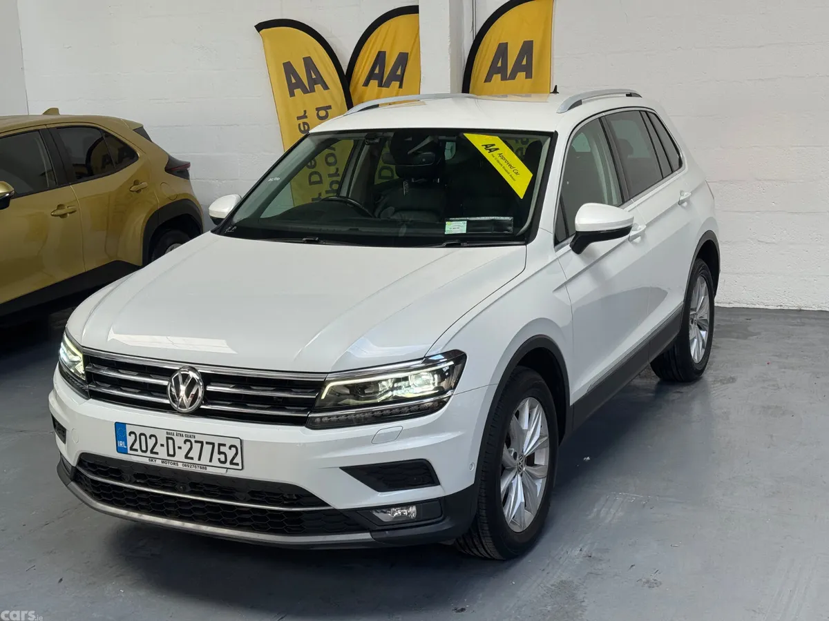 Volkswagen Tiguan SUV, Diesel, 2020, White