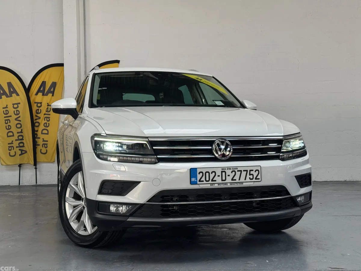 Volkswagen Tiguan SUV, Diesel, 2020, White