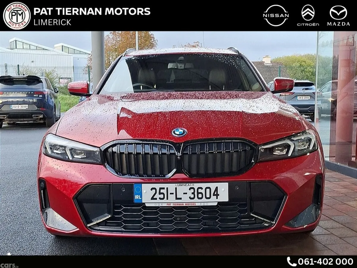BMW 3-Series Estate, Petrol Plug-in Hybrid, 2025, Red