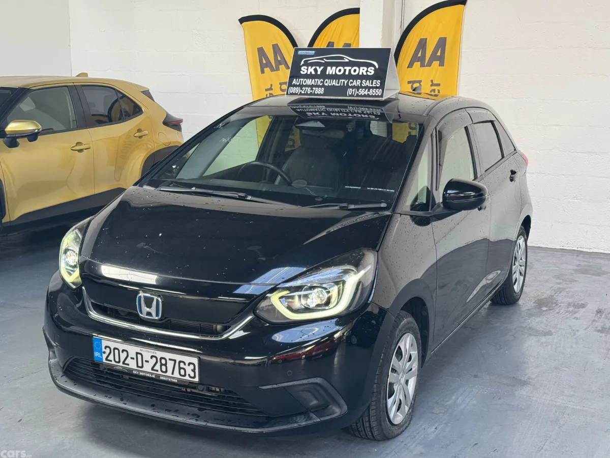 Honda Fit Hatchback, Petrol Hybrid, 2020, Black