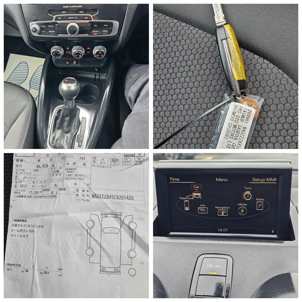 Audi A1 Hatchback, Petrol, 2012, White