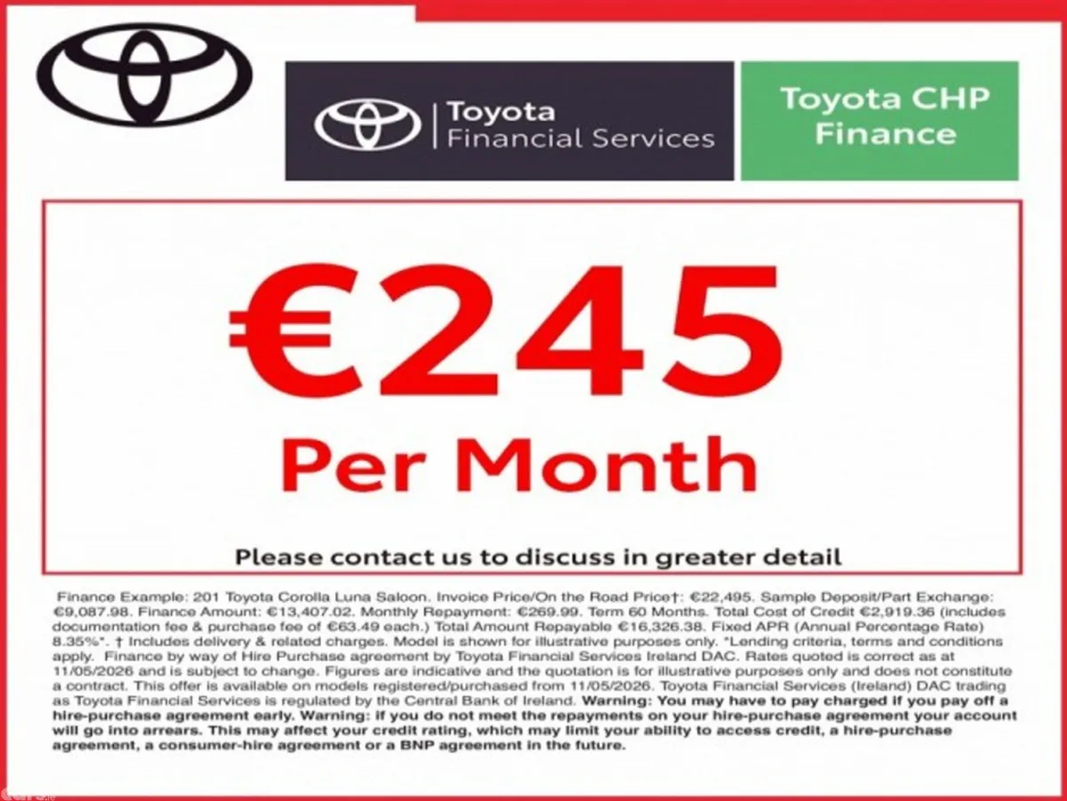 Toyota Corolla Saloon, Petrol, 2019, Red