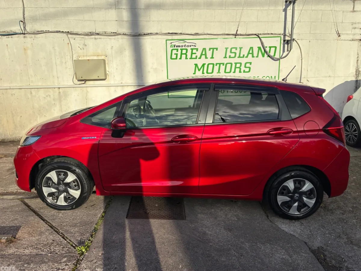Honda Fit Hatchback, Petrol Hybrid, 2018, Red