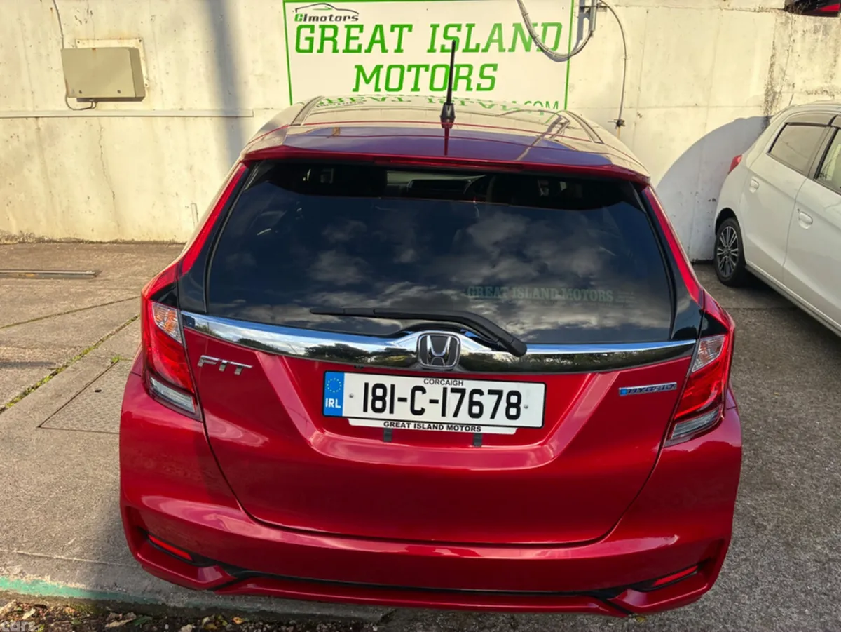 Honda Fit Hatchback, Petrol Hybrid, 2018, Red