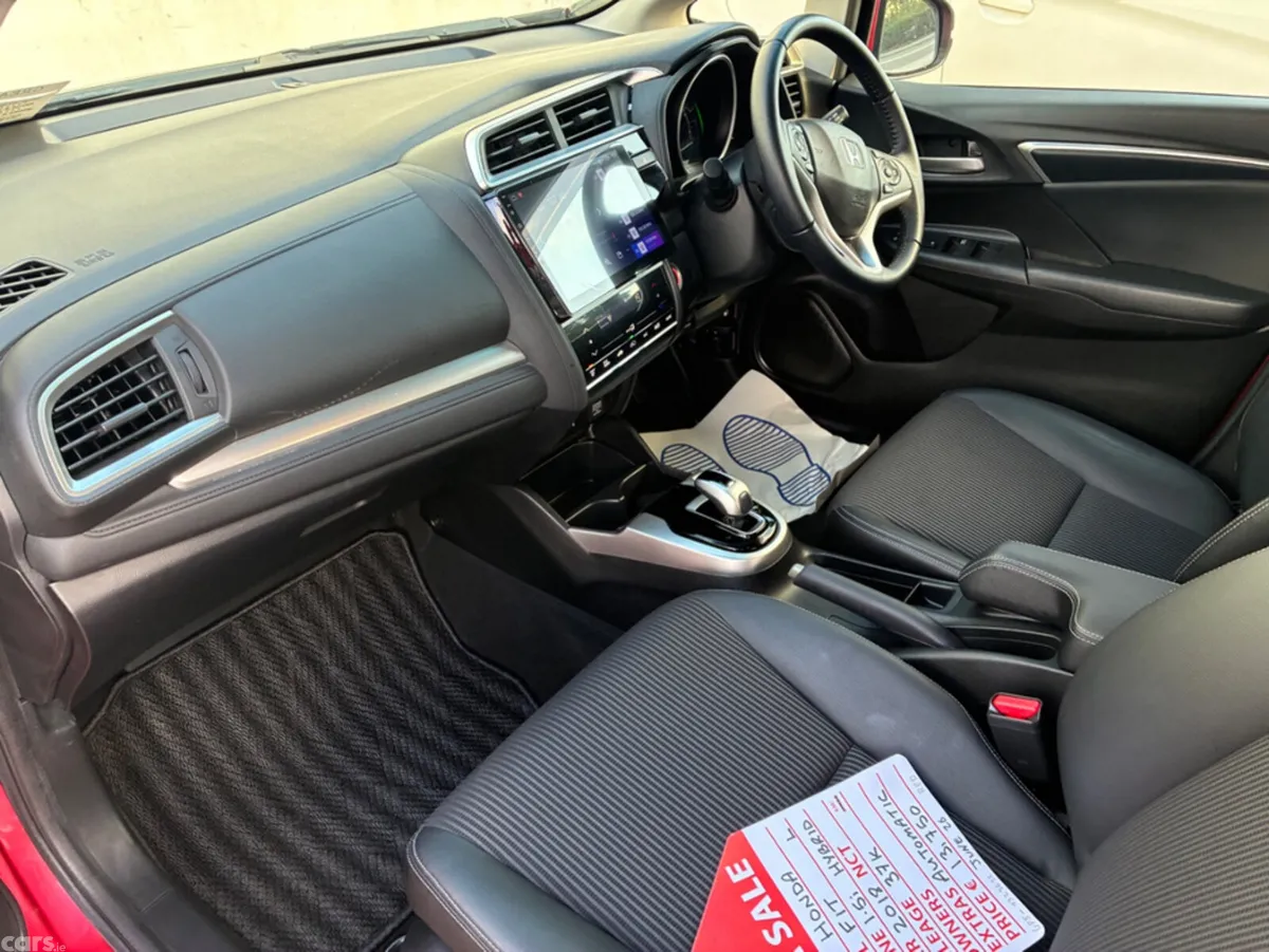 Honda Fit Hatchback, Petrol Hybrid, 2018, Red