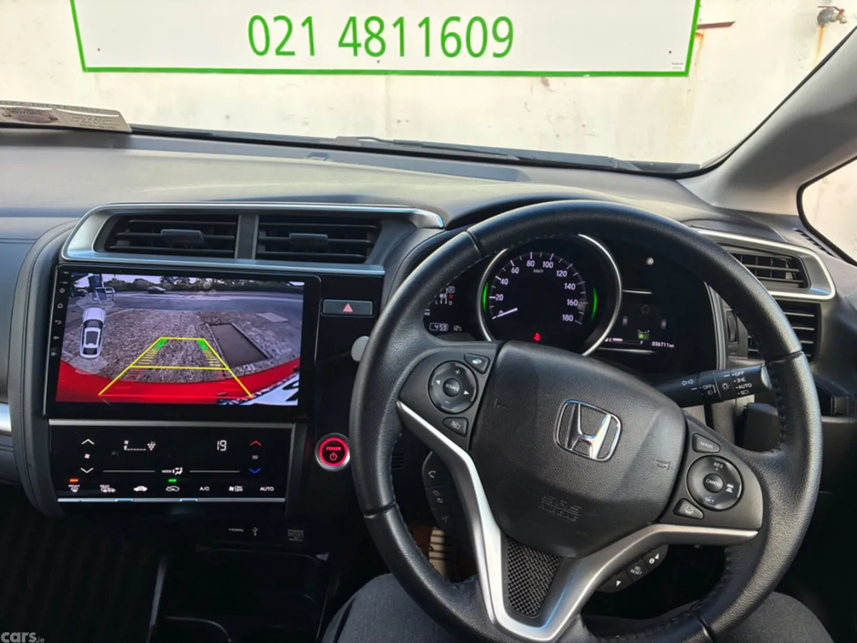 Honda Fit Hatchback, Petrol Hybrid, 2018, Red