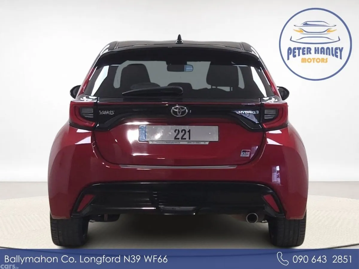Toyota Yaris Hatchback, Petrol Hybrid, 2022, Red