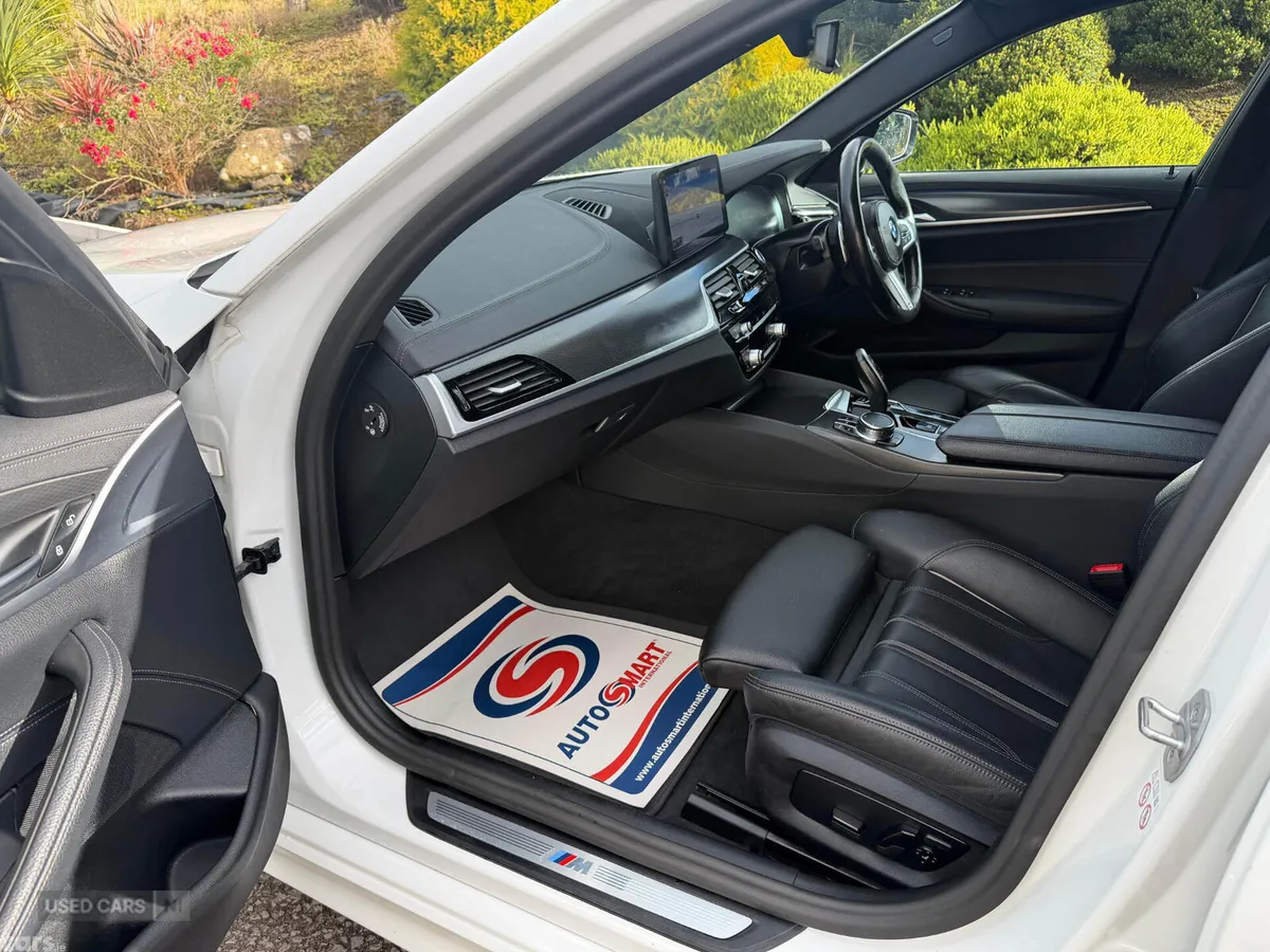 BMW 5-Series Estate, Diesel Hybrid, 2023, White