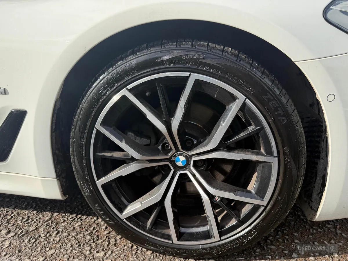 BMW 5-Series Estate, Diesel Hybrid, 2023, White