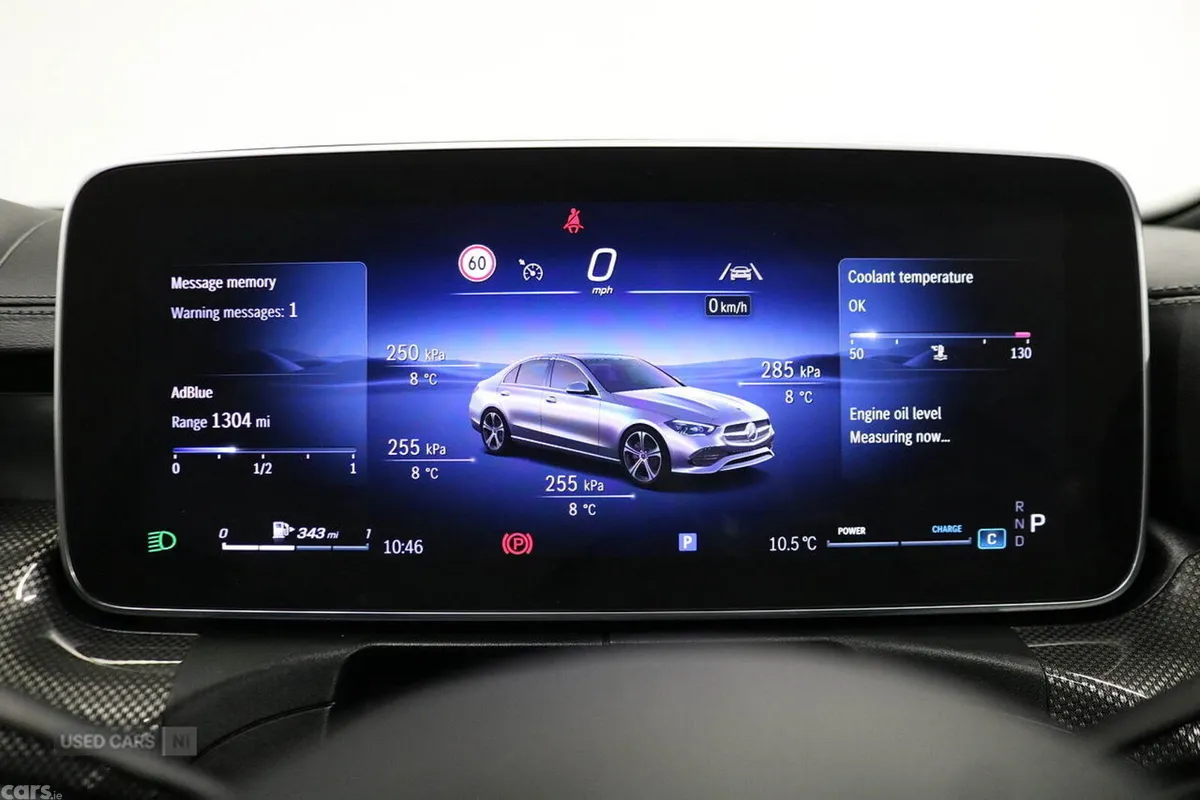 Mercedes-Benz C-Class Saloon, Diesel Hybrid, 2025, Black