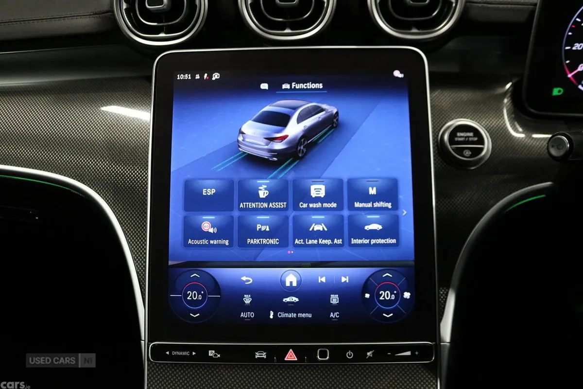 Mercedes-Benz C-Class Saloon, Diesel Hybrid, 2025, Black