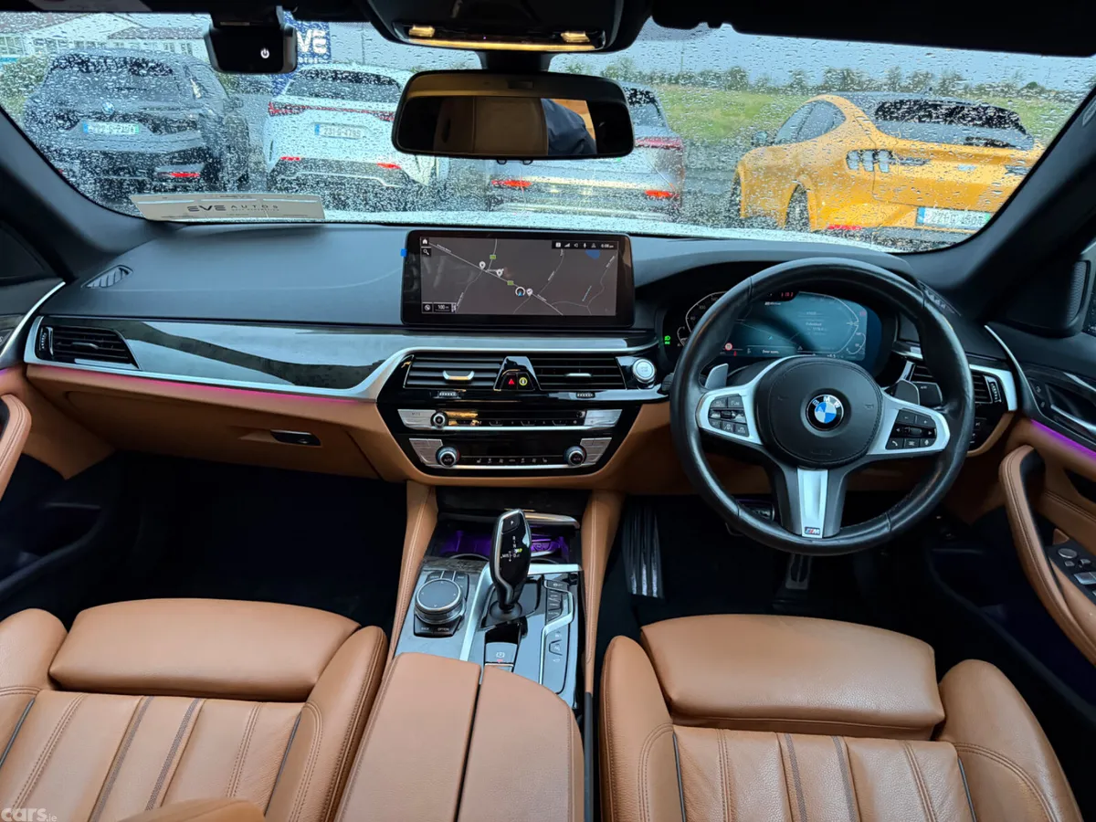 BMW 5-Series Saloon, Petrol Plug-in Hybrid, 2021, White