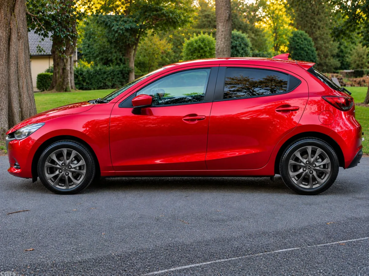 Mazda Demio Hatchback, Petrol, 2018, Red