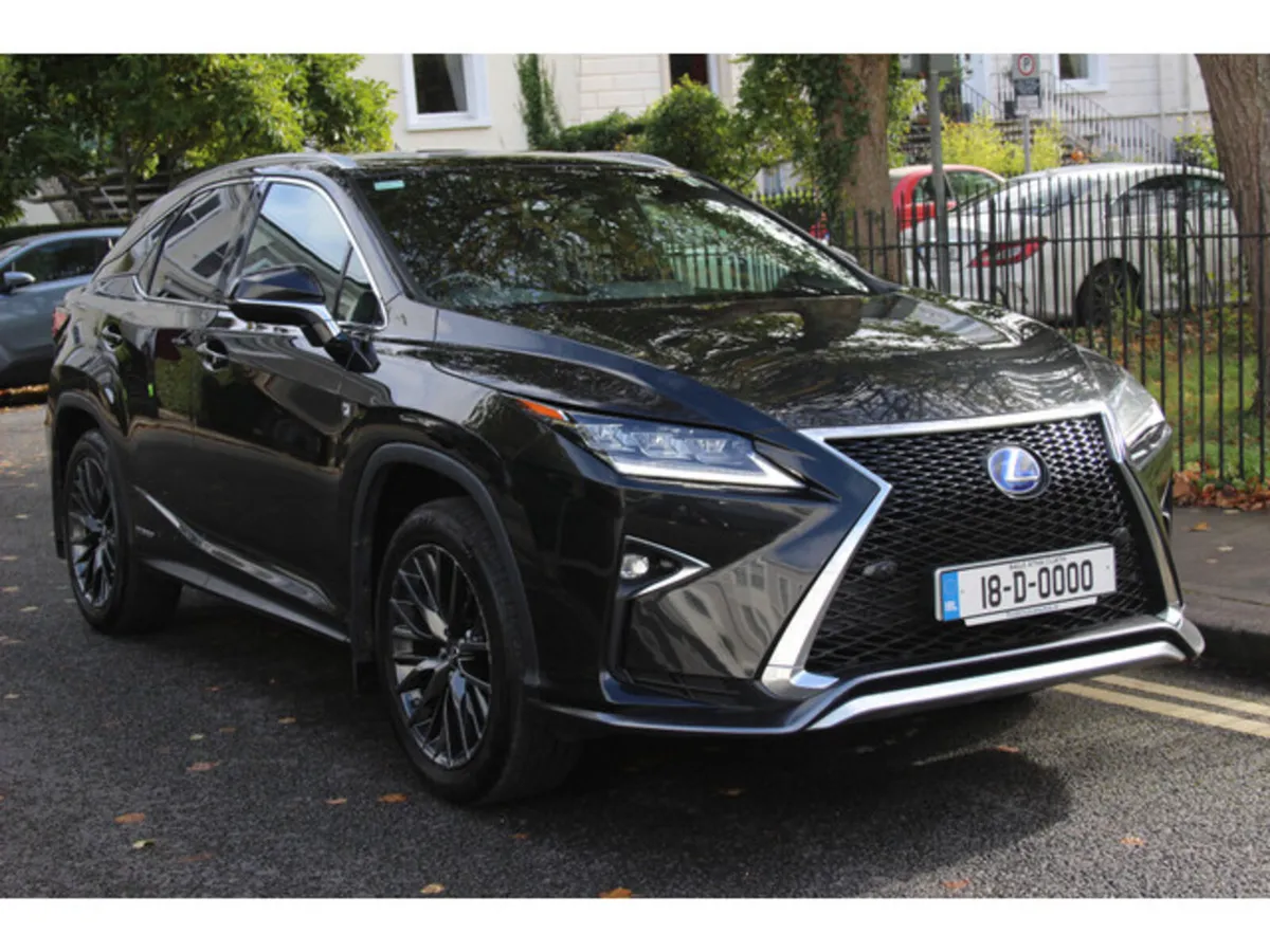Lexus RX450H SUV, Petrol Hybrid, 2018, Black
