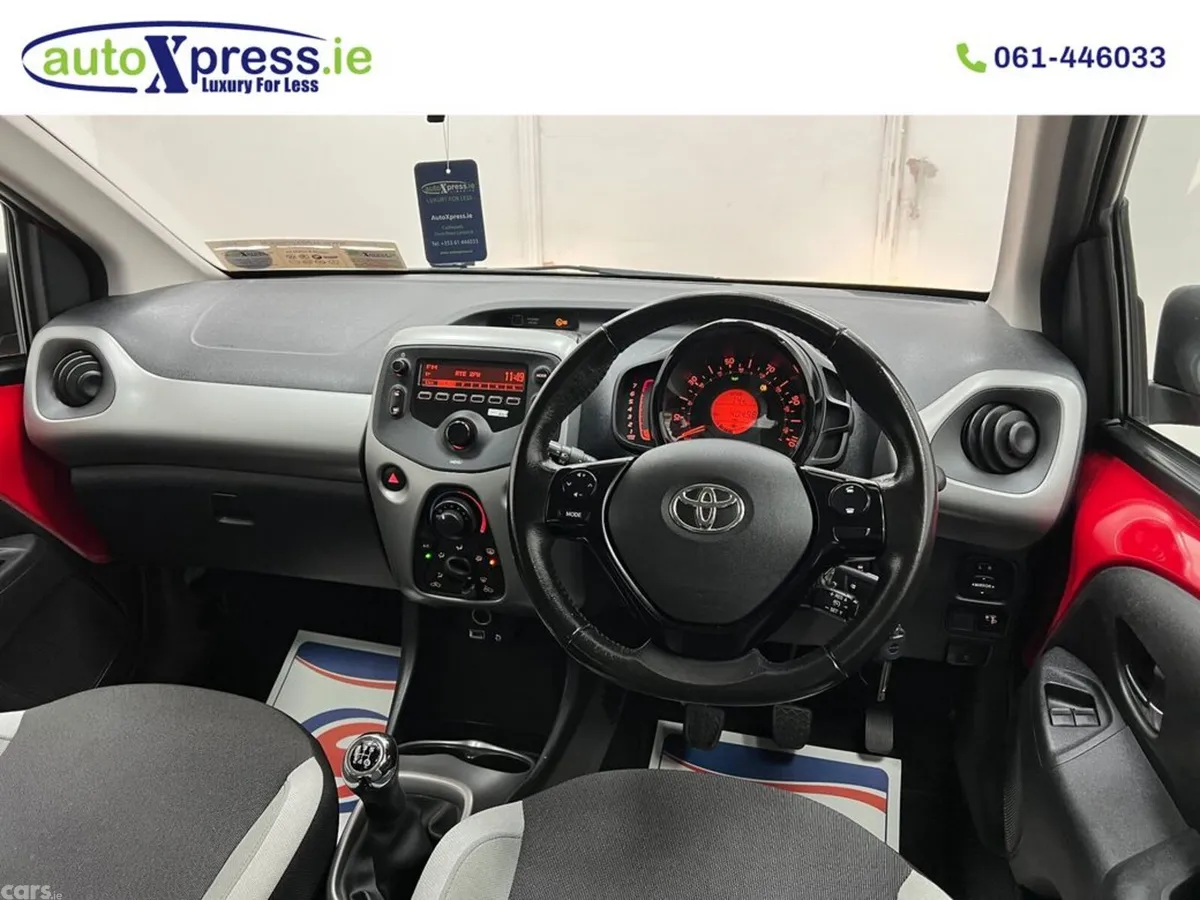 Toyota Aygo Hatchback, Petrol, 2018, Red