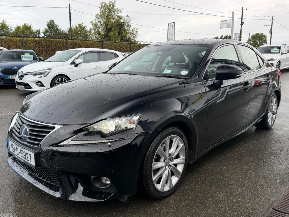 Lexus IS Saloon, Petrol Hybrid, 2015, Black