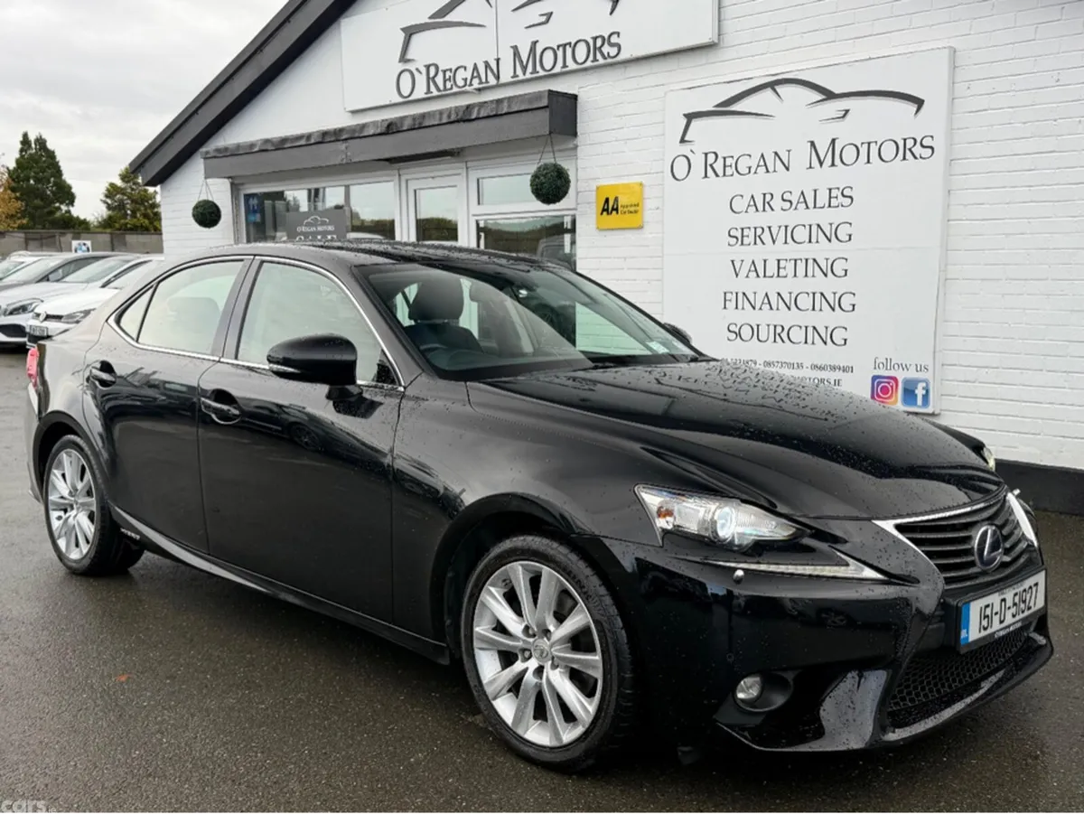 Lexus IS Saloon, Petrol Hybrid, 2015, Black