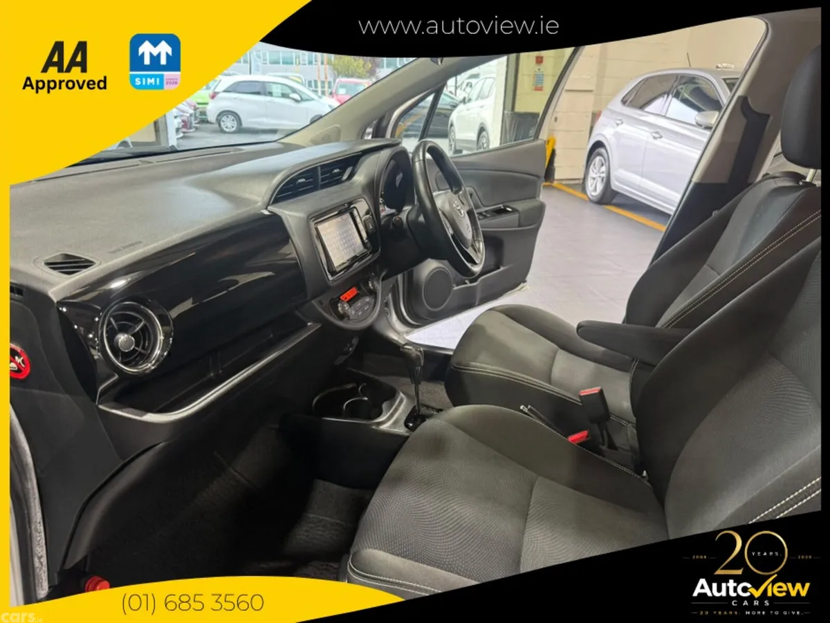 Toyota Vitz Hatchback, Petrol Hybrid, 2019, Silver