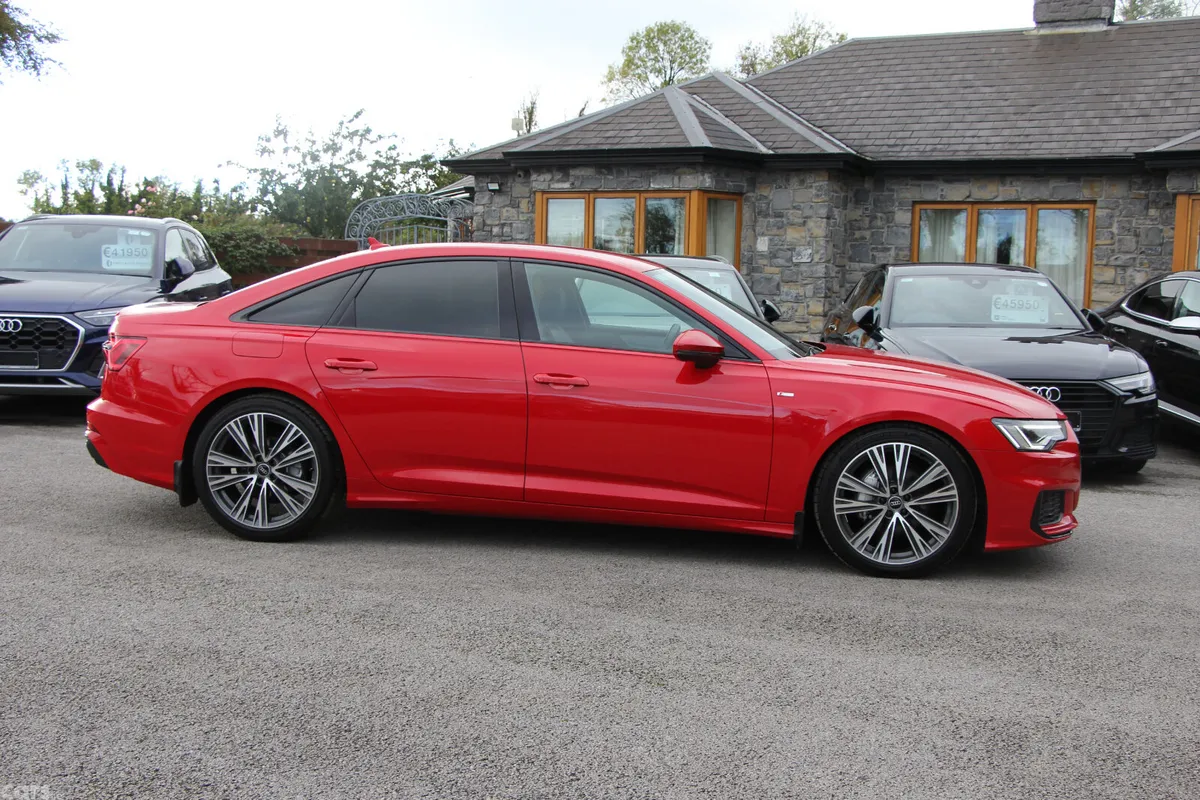 Audi A6 Saloon, Diesel, 2022, Red