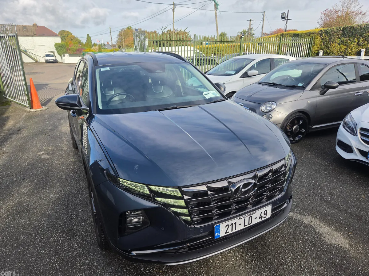 Hyundai Tucson SUV, Petrol Hybrid, 2021, Blue