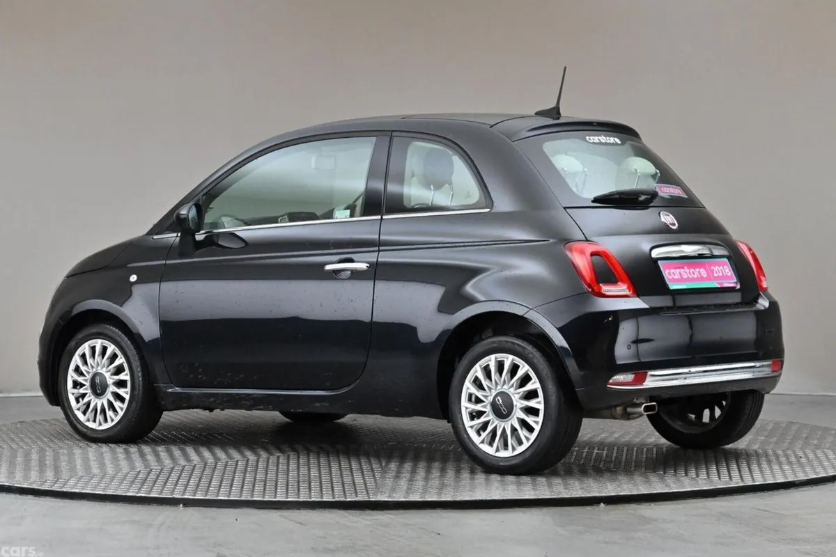 Fiat 500 Hatchback, Petrol, 2018, Black