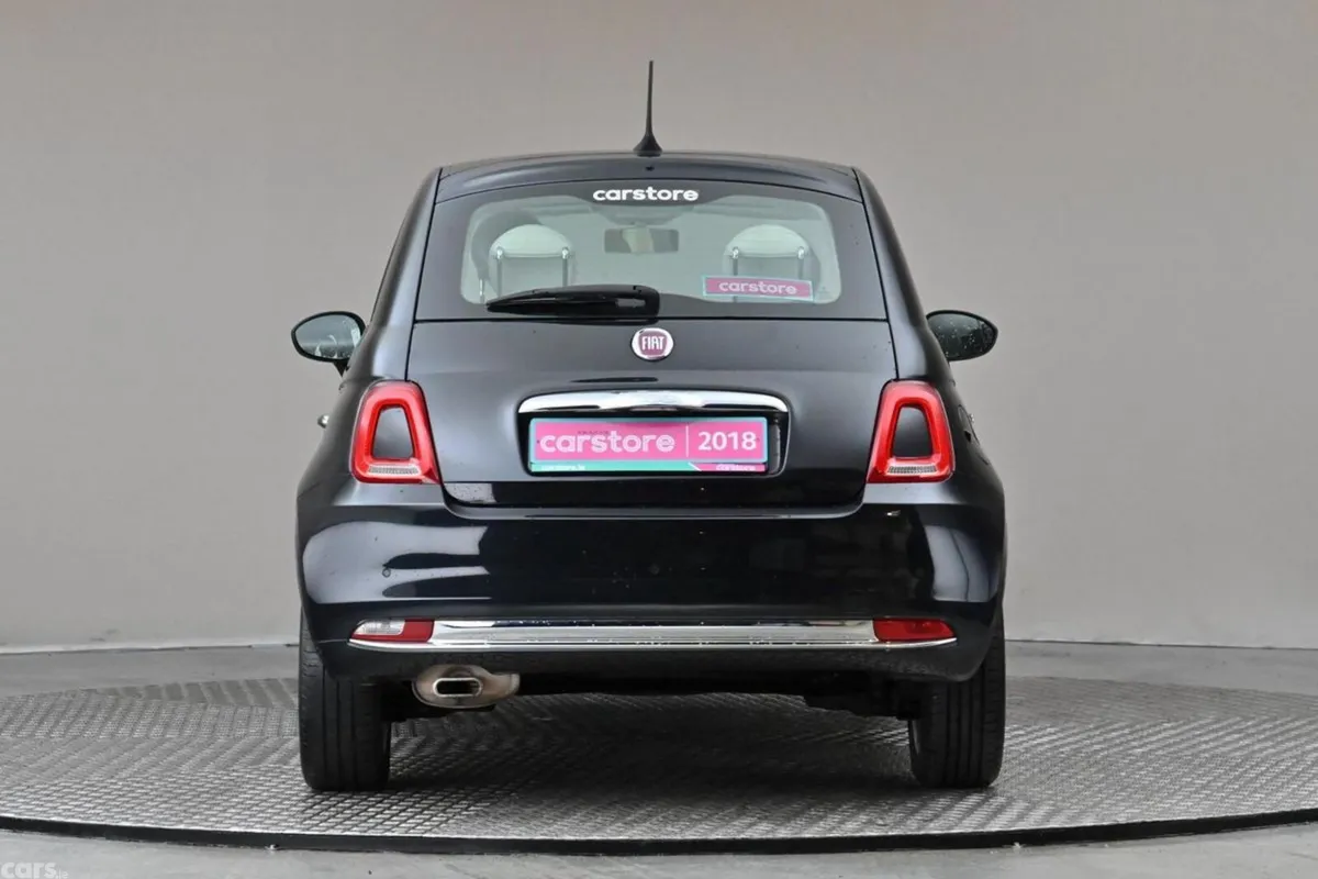 Fiat 500 Hatchback, Petrol, 2018, Black