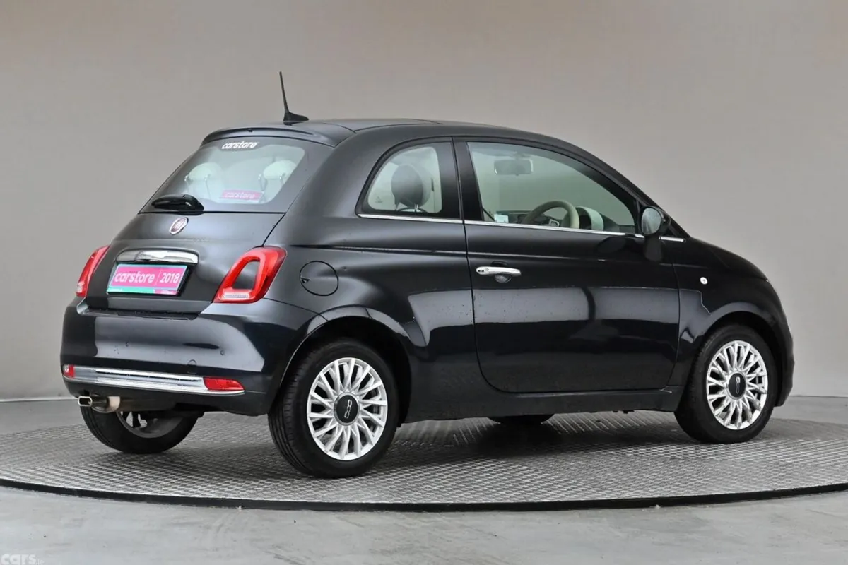 Fiat 500 Hatchback, Petrol, 2018, Black