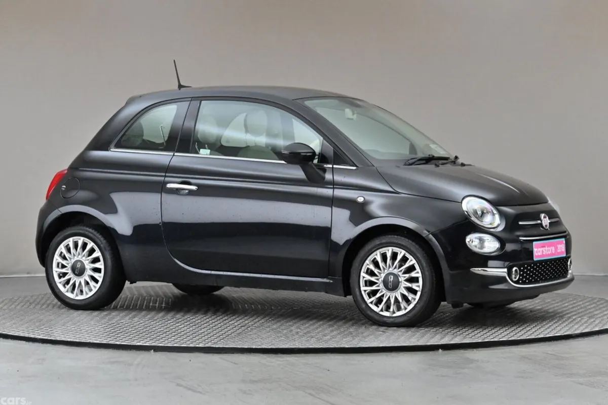 Fiat 500 Hatchback, Petrol, 2018, Black